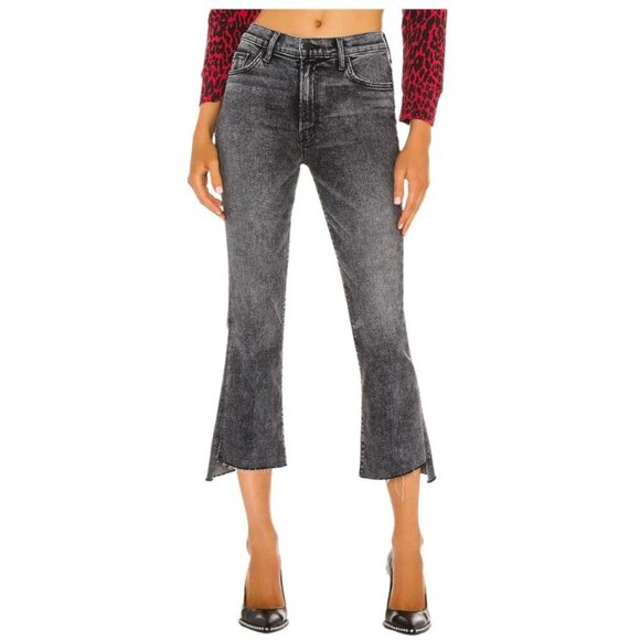 MOTHER Denim - Revolve Mother The Insider Crop Step Fray in Train Stops
